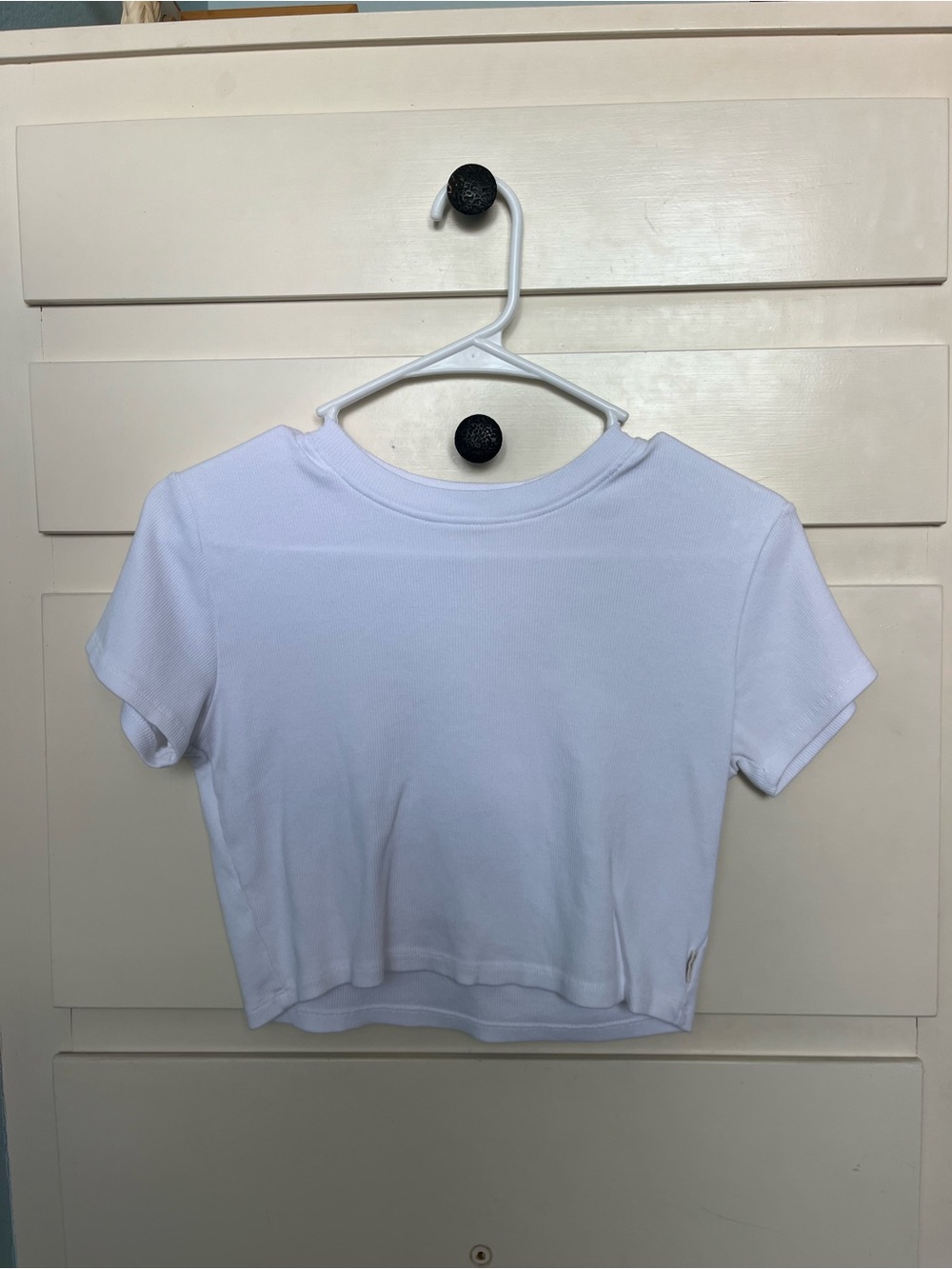Rip Curl White Cropped Tee